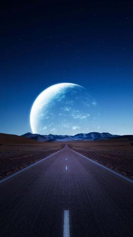 Extraterrestrial Road 4K IPhone Wallpaper HD  IPhone Wallpapers