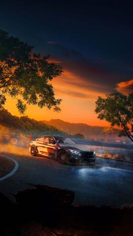 BMW Sunset Drive IPhone Wallpaper HD  IPhone Wallpapers