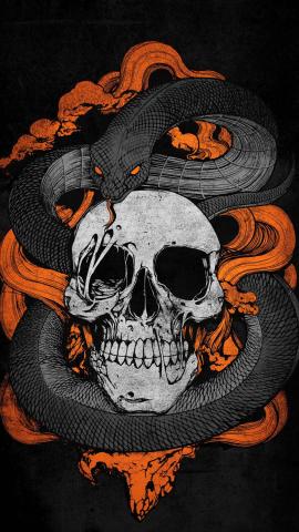 Snake Skull IPhone Wallpaper HD  IPhone Wallpapers