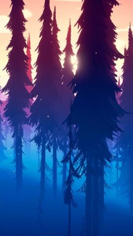 Sunrise In Forest IPhone Wallpaper HD  IPhone Wallpapers