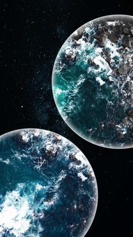 Water Planets IPhone Wallpaper HD  IPhone Wallpapers