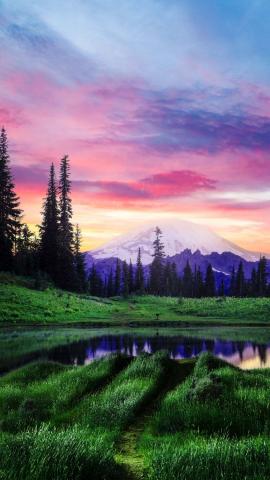 Nature Mountain Landscape IPhone Wallpaper HD  IPhone Wallpapers