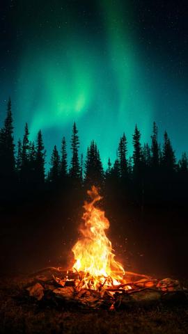 Camp Fire IPhone Wallpaper HD  IPhone Wallpapers