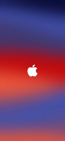 Apple Logo Gradient Colours IPhone 14 Wallpaper HD  IPhone Wallpapers