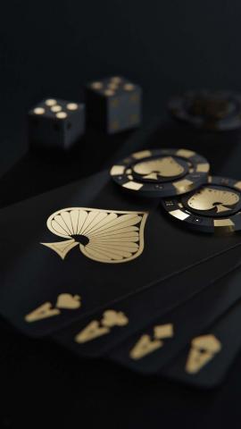 Golden Card Poker IPhone Wallpaper HD  IPhone Wallpapers