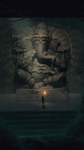 Ancient Hindu Temple Ganesha God IPhone Wallpaper HD  IPhone Wallpapers
