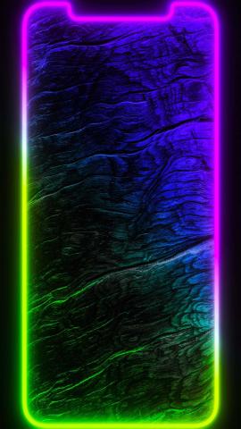 IPhone 13 RGB Neon Frame  IPhone Wallpapers