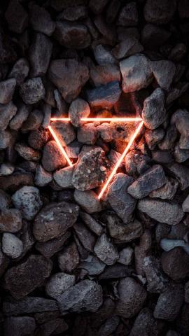 Stones Neon Triangle IPhone Wallpaper HD  IPhone Wallpapers