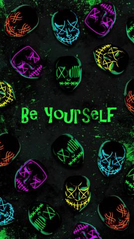 Be Yourself IPhone Wallpaper HD 1  IPhone Wallpapers