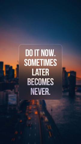 Do It Now IPhone Wallpaper HD  IPhone Wallpapers