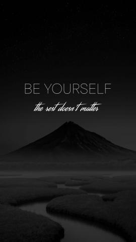 Be Yourself IPhone Wallpaper HD  IPhone Wallpapers