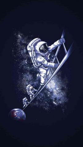 Space Ladder IPhone Wallpaper HD  IPhone Wallpapers