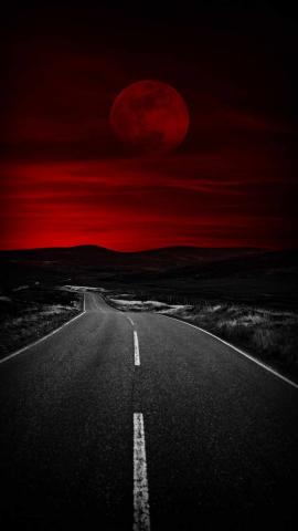 Red Sky Road IPhone Wallpaper HD  IPhone Wallpapers