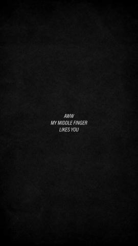 My Middle Finger Likes You IPhone Wallpaper HD  IPhone Wallpapers