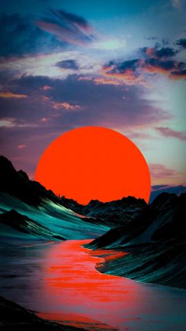 Sunrise Of Unknown Planet IPhone Wallpaper HD  IPhone Wallpapers