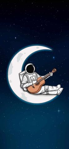 Astronaut And Guitar IPhone Wallpaper  IPhone Wallpapers