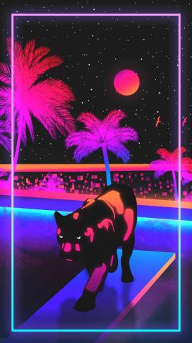 Summer Panther HD IPhone Wallpaper  IPhone Wallpapers