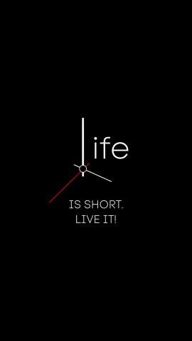 Life Is Short Live It IPhone 13 Wallpaper  IPhone Wallpapers