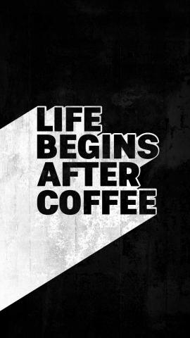 Life Begins After Coffee IPhone 13 Wallpaper  IPhone Wallpapers