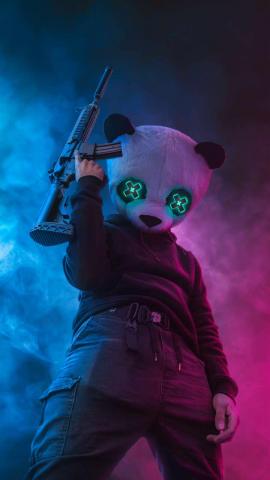Gun Panda IPhone Wallpaper  IPhone Wallpapers