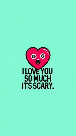 Scary Love IPhone Wallpaper  IPhone Wallpapers