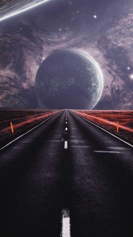 Interstellar Road HD IPhone Wallpaper  IPhone Wallpapers