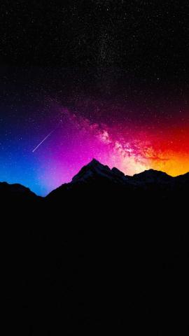 Colorful Space Galaxy IPhone Wallpaper  IPhone Wallpapers