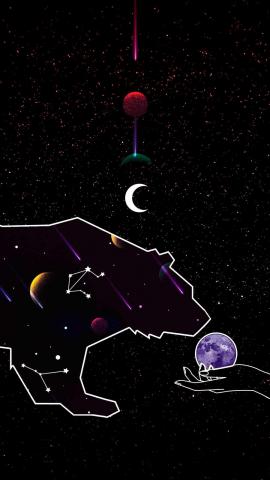 Space Bear IPhone Wallpaper  IPhone Wallpapers