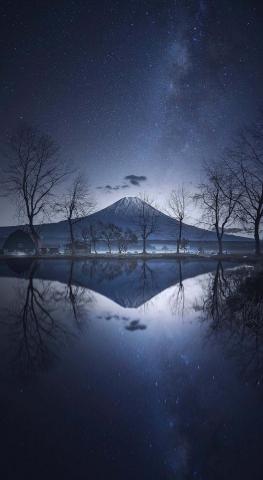 Mount Fuji Reflection Lake IPhone Wallpaper HD  IPhone Wallpapers  iPhone Wallpapers