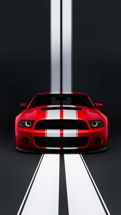 Red Shelby Mustang