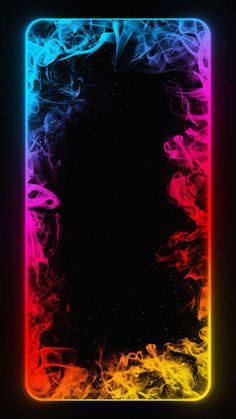 Colorful Smoke Frame IPhone Wallpaper HD  IPhone Wallpapers