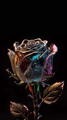 Crystal Rose IPhone Wallpaper HD  IPhone Wallpapers