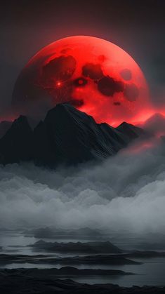Blood Red Moon 4K IPhone Wallpaper HD  IPhone Wallpapers