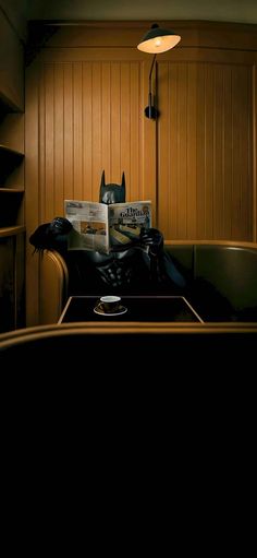 Batman News Reading