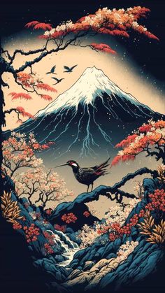 Mount Fuji Artwork