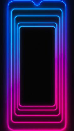 Infinity Neon Border Wallpaper  IPhone Wallpapers