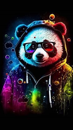 Hoodie Panda Art