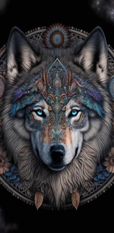 Wolf Mandala 2