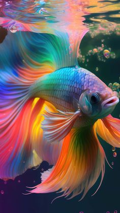 Rainbow Colours Fish