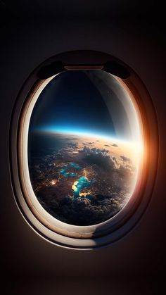 Spacecraft Window View