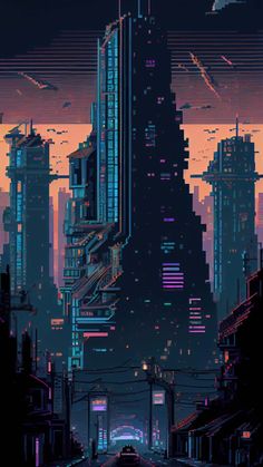 Pixel City Cyberpunk