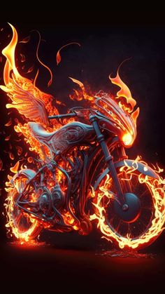 Fire Motorcycle