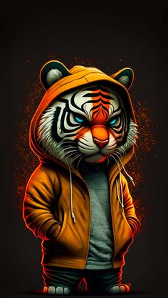 Hoodie Tiger