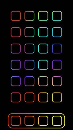 IOS App Drawer RGB
