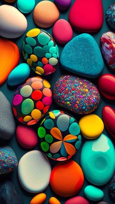 Colorful Stones Pebbles