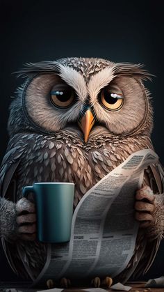 Coffee Owl Morning
