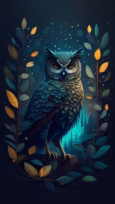 Owl Ai Art