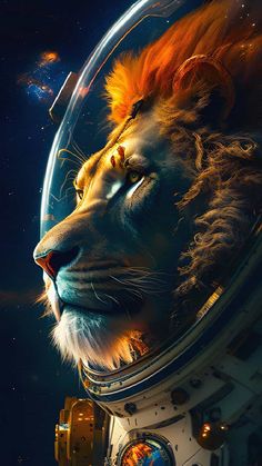 Lion Astronaut