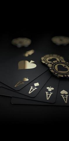 Black and golden cards