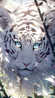 Anime White Tiger